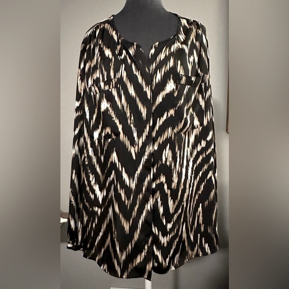Liz Claiborne Tops - Liz Claiborne Women’s Animal Print Plus Size Blouse - Size 3X